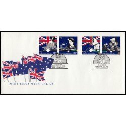 Gran Bretaña 1315/18 1988 SPD FDC Bicentenario de Australia Sobre primer día Gran Bretaña 1315/18 1988 SPD FDC Bicentenario de Australia Sobre primer día