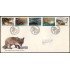 Gran Bretaña 1591/95 1992 SPD FDC Animales y Clima Invernal Sobre primer día