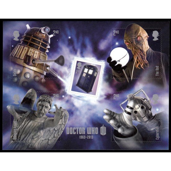 Gran Bretaña HB 100 2013 Clásicos de la televisión 50 años serie Doctor Who MNH Gran Bretaña HB 100 2013 Clásicos de la televisión 50 años serie Doctor Who MNH