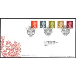 Gran Bretaña 4421/25 2017 SPD FDC Serie Reina Isabel II Sobre primer día Windsor Gran Bretaña 4421/25 2017 SPD FDC Serie Reina Isabel II Sobre primer día Windsor