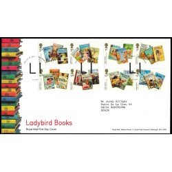 Gran Bretaña 4493/00 2017 SPD FDC 150 Aniv. Editorial Ladybird Books Sobre primer día Loughborough Gran Bretaña 4493/00 2017 SPD FDC 150 Aniv. Editorial Ladybird Books Sobre primer día Loughborough