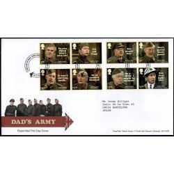 Gran Bretaña 4642/49 2018 SPD FDC 50 Aniv. Serie de televisión Británica El Ejército de Papá Sobre primer día Tallents House Gran Bretaña 4642/49 2018 SPD FDC 50 Aniv. Serie de televisión Británica El Ejército de Papá Sobre primer día Tallents House