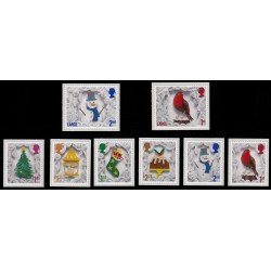 Gran Bretaña GB04381/88 2016 Navidad Autoadhesivos MNH