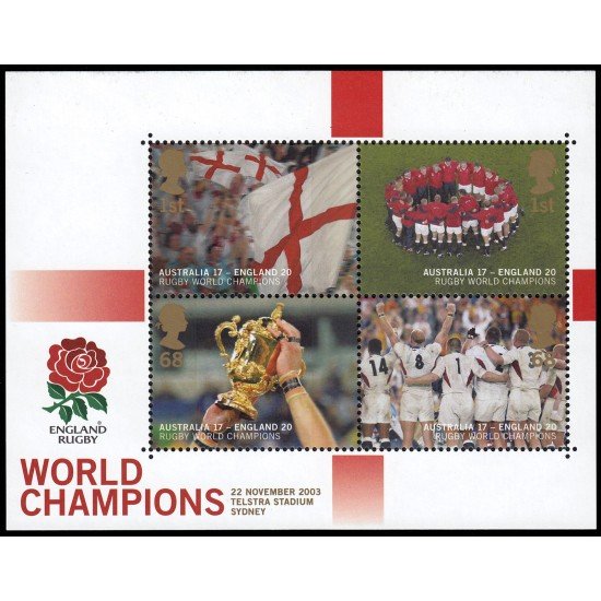 Gran Bretaña HB 22 2003 Copa del mundo de rugby MNH