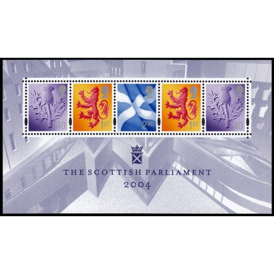 Gran Bretaña HB 26 Inauguración edificio Parlamento de Escocia MNH Gran Bretaña HB 26 Inauguración edificio Parlamento de Escocia MNH
