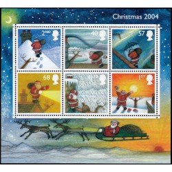 Gran Bretaña HB 27 2004 Navidad MNH