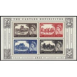 Gran Bretaña HB 29  2005 50 Aniv. de la Serie de sellos Castillos MNH