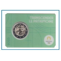 Francia France 2023 Cartera Oficial Coin Card 2€ euros conm. 3v París 2024 Francia France 2023 Cartera Oficial Coin Card 2€ euros conm. 3v París 2024