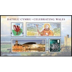 Gran Bretaña HB 63 2009 St David Patrón del País de Gales MNH Gran Bretaña HB 63 2009 St David Patrón del País de Gales MNH