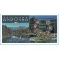 Andorra 2022 Cartera Oficial Euros € La moneda de Andorra Tirada: 10.500