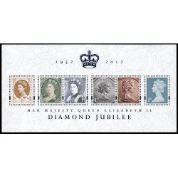 Gran Bretaña HB 92 2012 60 Aniv. reinado de S.M.la Reina Isabel II MNH Gran Bretaña HB 92 2012 60 Aniv. reinado de S.M.la Reina Isabel II MNH