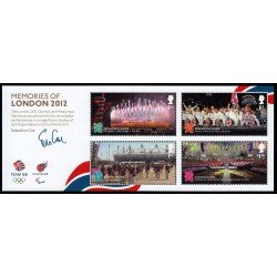 Gran Bretaña HB 97 2012 Recuerdos de los Juegos Olímpicos y Paralímpicos MNH