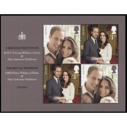 Gran Bretaña HB 84 2011 Boda de S.A.R. el príncipe Guillermo MNH Gran Bretaña HB 84 2011 Boda de S.A.R. el príncipe Guillermo MNH