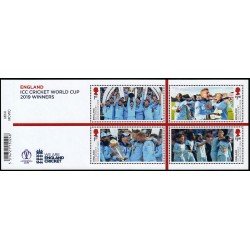 Gran Bretaña 4868/71 F4868 2019 Copa Mundial de Cricket Masculino Hoja MNH