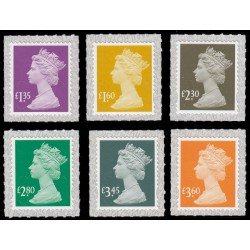 Gran Bretaña 4767/72 2019 Serie Reina Isabel II Autoadhesivos MNH Gran Bretaña 4767/72 2019 Serie Reina Isabel II Autoadhesivos MNH