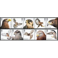 Gran Bretaña 4781/90 2019 Aves nacionales MNH Gran Bretaña 4781/90 2019 Aves nacionales MNH