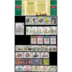 Gran Bretaña Año 1980 completo en carpeta oficial MNH