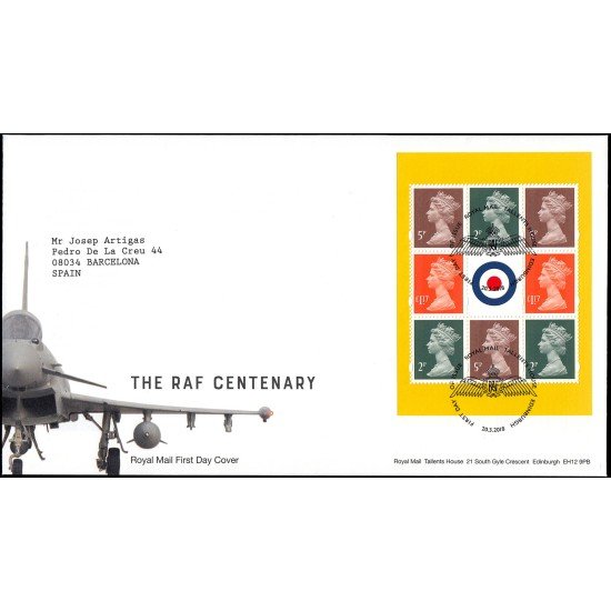 Gran Bretaña C4682 2018 SPD FDC HB de Carné Prestigio Sobre primer día Tallents House Gran Bretaña C4682 2018 SPD FDC HB de Carné Prestigio Sobre primer día Tallents House