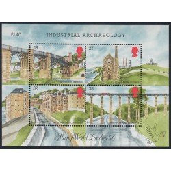 Gran Bretaña HB 5 1989 London 90 Expo. Filatélica Mundial arqueología MNH Gran Bretaña HB 5 1989 London 90 Expo. Filatélica Mundial arqueología MNH