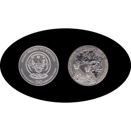 Ruanda Rwanda1 OZ onza 2013 Guepardo 50 francs Plata Ag Ruanda Rwanda1 OZ onza 2013 Guepardo 50 francs Plata Ag