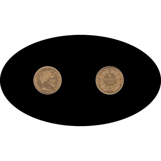 Francia France 5 francs 1857 Paris A oro gold au Francia France 5 francs 1857 Paris A oro gold au
