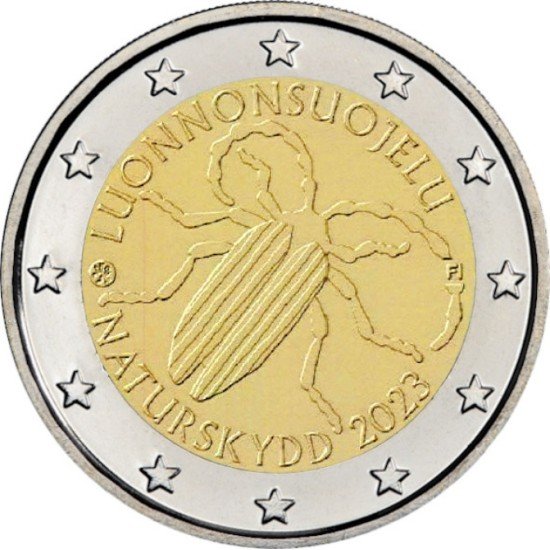 Finlandia 2023 2 € euros conmemorativos Naturaleza 