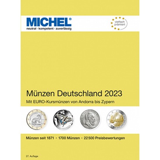 MICHEL Münzen Deutschland 2023 