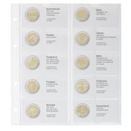 Lindner 1118-36 Hojas monedas conmemorativas 2 Euros Grecia 2022 - Alemania 2023 Lindner 1118-36 Hojas monedas conmemorativas 2 Euros Grecia 2022 - Alemania 2023