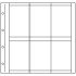 Lindner 3021P Hojas gris XL para tarjetas postales. Paquete de 10 unidades 