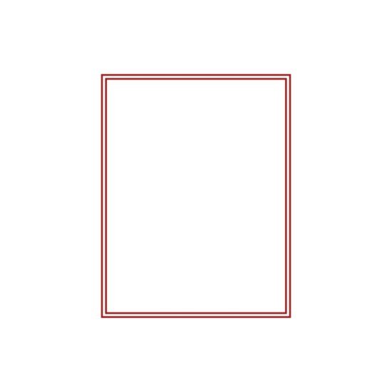 Lindner 2401E Bandeja de terciopelo en color rojo, sin compartimentos, 285 x 225 x 40 mm 