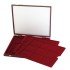 Lindner 2040 Estuche Luxus para 27 Piezas con grabado Original de 10 DM para Monedas conmemorativas con placa pulida (70x62mm)