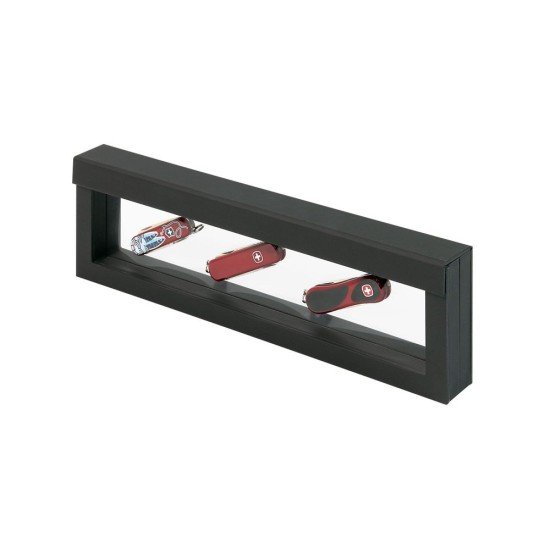 Lindner 4832_T Marco para objetos NIMBUS 265, 265 x 60 mm (interior), negro 