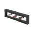 Lindner 4832_T Marco para objetos NIMBUS 265, 265 x 60 mm (interior), negro 