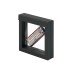 Lindner 4839_T Marco para objetos NIMBUS 100, 100 x 100 mm (interior), negro 