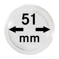 Lindner 2250051P Cápsulas para monedas, diámetro interno 51 mm. Paquete de 10 unidades Lindner 2250051P Cápsulas para monedas, diámetro interno 51 mm. Paquete de 10 unidades