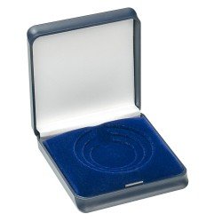 Lindner 2028 Estuche para monedas con plantilla azul con 3 etapas para monedas Lindner 2028 Estuche para monedas con plantilla azul con 3 etapas para monedas