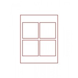 Lindner 2804E Bandeja de terciopelo STANDARD con 4 casilleros cuadrados 100 x 100 mm para monedas/medallas y otros objetos de colección Lindner 2804E Bandeja de terciopelo STANDARD con 4 casilleros cuadrados 100 x 100 mm para monedas/medallas y otros objetos de colección
