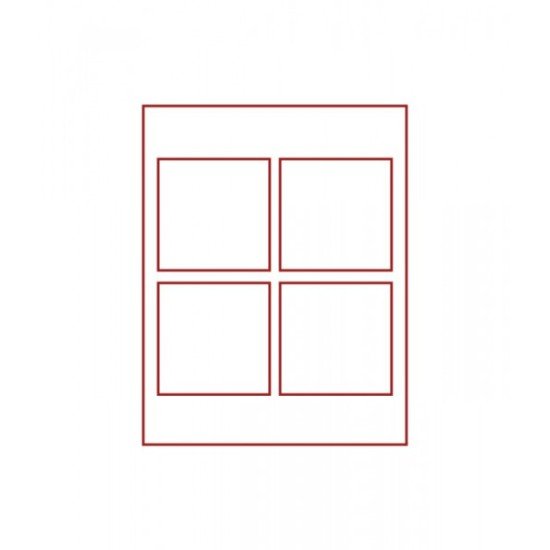 Lindner 2804E Bandeja de terciopelo STANDARD con 4 casilleros cuadrados 100 x 100 mm para monedas/medallas y otros objetos de colección Lindner 2804E Bandeja de terciopelo STANDARD con 4 casilleros cuadrados 100 x 100 mm para monedas/medallas y otros objetos de colección