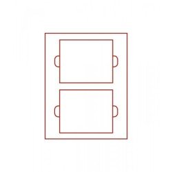 Lindner 2805E Bandeja de terciopelo STANDARD con casilleros rectangulares para 2 x 5 originales series de monedas euro de curso alemanas en flor de cuño hasta 2014 Lindner 2805E Bandeja de terciopelo STANDARD con casilleros rectangulares para 2 x 5 originales series de monedas euro de curso alemanas en flor de cuño hasta 2014