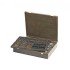 Lindner 2494-2122CE Estuche CARUS de madera auténtica para 80 marquitos para monedas 50 x 50 mm/cápsulas para monedas CARRÉE/OCTO 
