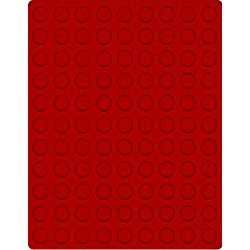 Lindner 2502E Bandeja 19,25 mm para monedas con 99 hoyos redondos 