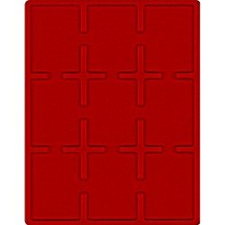 Lindner 2219E Bandeja 63 x 85 mm con 9 compartimentos rectangulares cápsulas para monedas US originales Lindner 2219E Bandeja 63 x 85 mm con 9 compartimentos rectangulares cápsulas para monedas US originales