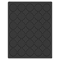 Lindner 2226CE Bandeja 39,5 mm para monedas con 30 huecos redondos en cápsulas