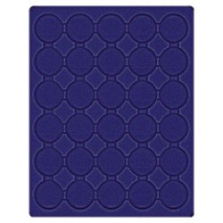 Lindner 2226ME Bandeja 39,5 mm para monedas con 30 huecos redondos en cápsulas