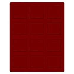 Lindner 2605E Bandeja 57 x 50 mm con 12 compartimentos cuadrados cápsulas para monedas US originales Lindner 2605E Bandeja 57 x 50 mm con 12 compartimentos cuadrados cápsulas para monedas US originales