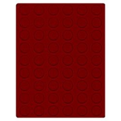 Lindner 2709E Bandeja 26,75 mm para monedas con 54 hoyos redondos