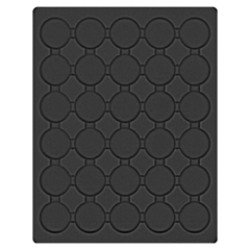 Lindner 2537CE Bandeja 37 mm para monedas con 30 huecos redondos en cápsulas Lindner 2537CE Bandeja 37 mm para monedas con 30 huecos redondos en cápsulas