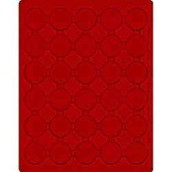Lindner 2537E Bandeja 37 mm para monedas con 30 huecos redondos en cápsulas Lindner 2537E Bandeja 37 mm para monedas con 30 huecos redondos en cápsulas
