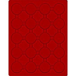 Lindner 2544E Bandeja 44 mm para monedas con 20 huecos redondos en cápsulas Lindner 2544E Bandeja 44 mm para monedas con 20 huecos redondos en cápsulas