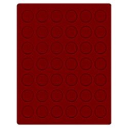 Lindner 2705E Bandeja 29,5 mm para monedas con 42 hoyos redondos